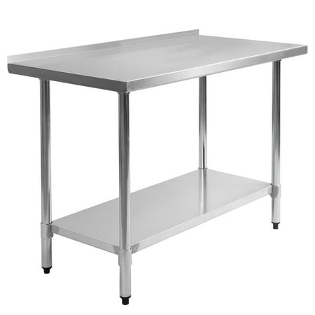 24 x 48 stainless steel work table regency costway 24 48 stainless steel work prep table with backsplash kitchen 24 x 48 stainless steel work table regency costway 24 48 stainless steel work prep table with backsplash kitchen